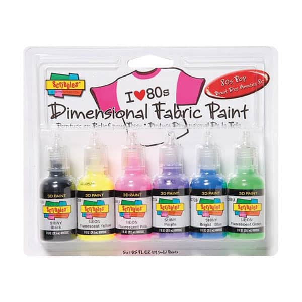 13532_1 PINTURA P/TELA 6U PASTEL 26512 Scribbles - Imagen 1