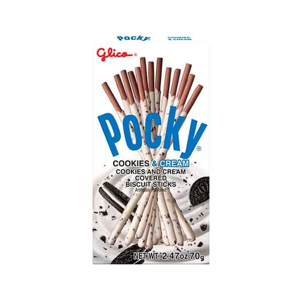 110893_1 SNACK PONKY COOKIES AND CREAM 70 GRAMOS Glico - Imagen 1