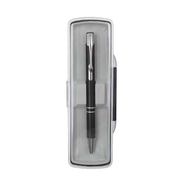 115069_1 Bolígrafo negro/plateado retractable - Imagen 1