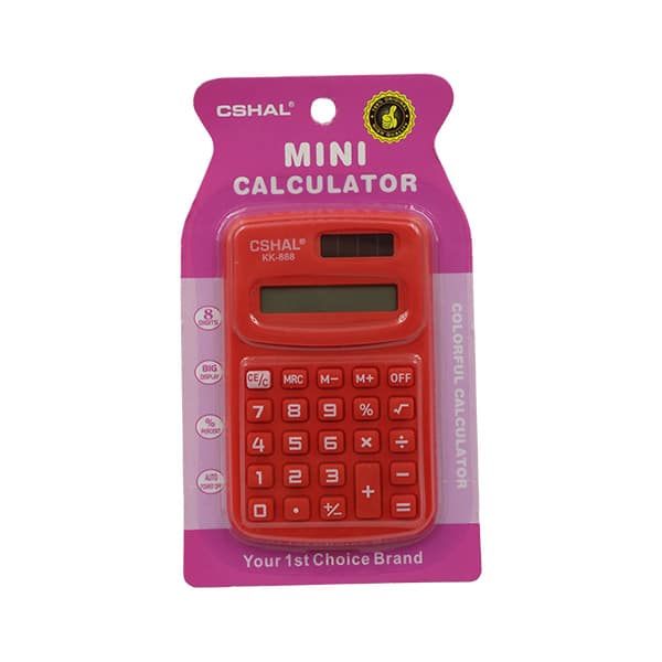 131014_1 Calculadora mini KC-888 surtida para bolsillo - Imagen 1