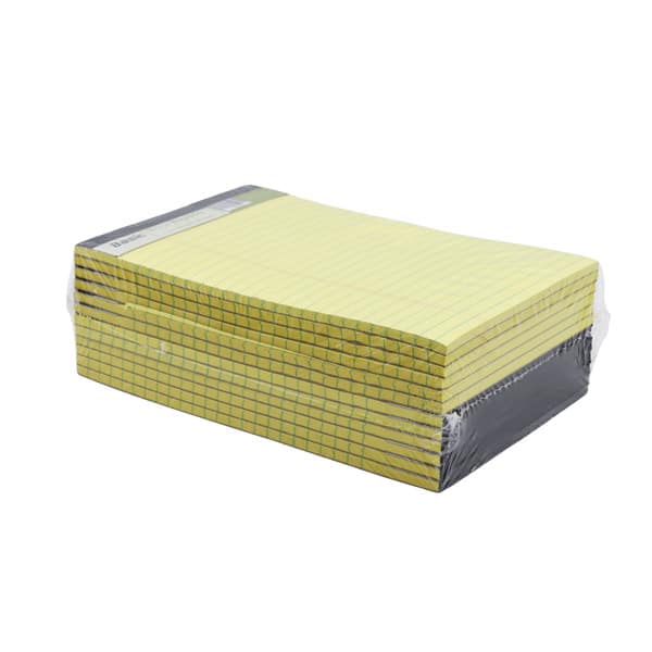 132046_1 BLOCK APUNTES AMARILLO 5X8" 12U 50 HOJAS BASIC - Imagen 1