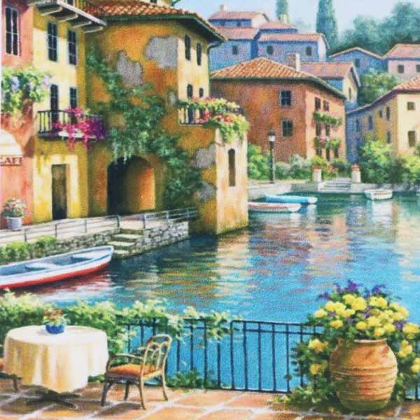 133167_1 SET DIAMOND PAINTING BALCON 30X40CM GLD62037 - Imagen 1