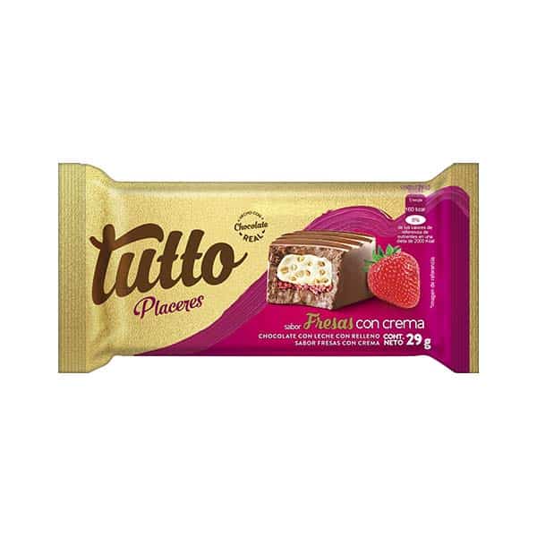 133684_1 CHOCOLATE FRESAS CON CREMA 29G 1072905 TUTTO - Imagen 1