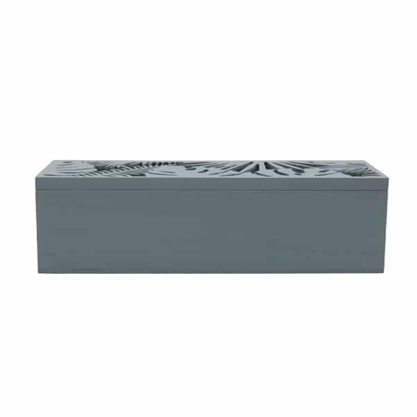 136465_1 Caja para té 3 divisiones verde - Imagen 1