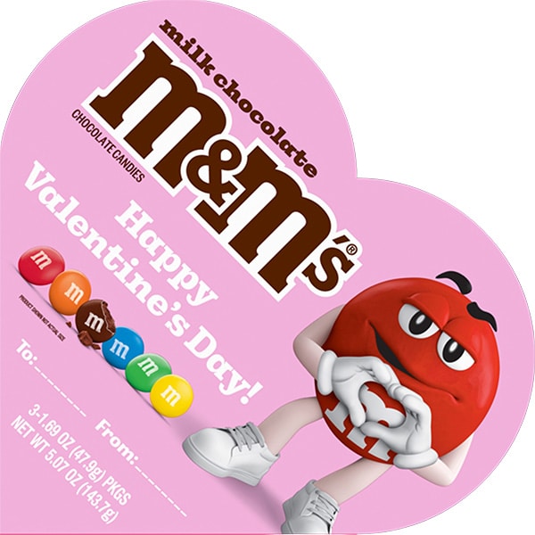 145864_1 CHOCOLATE M&M'S CORAZÓN SAN VALENTÍN 143 GR 50108 - Imagen 1