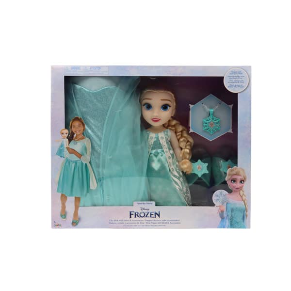 141482_1 MUÑ 15" ELSA C/VESTIDO 230984 DISNEY PRINCESS - Imagen 1