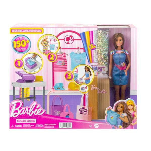 112761_1 Barbie Profesiones set de juego diseñadora de modas - Imagen 1