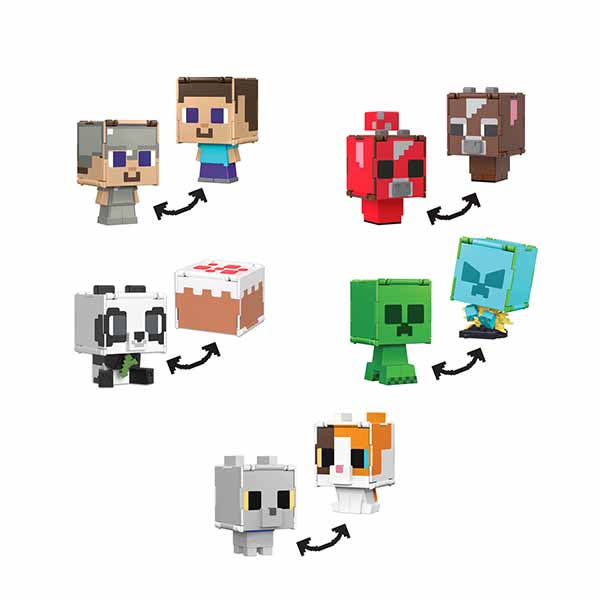 132676_1 FIG 3.7" VANILLA FLIPPIN SURT HTL43 MINECRAFT - Imagen 1
