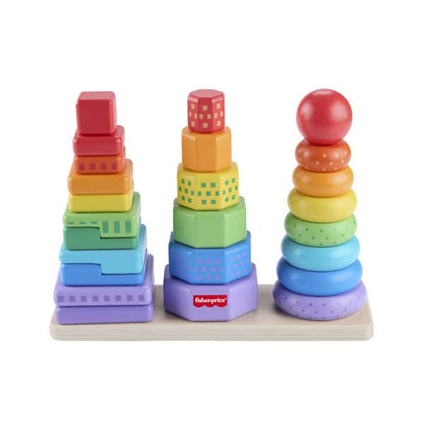 135715_1 TORRES D/ACTIVID D/MADERA HXT76 FISHER PRICE - Imagen 1