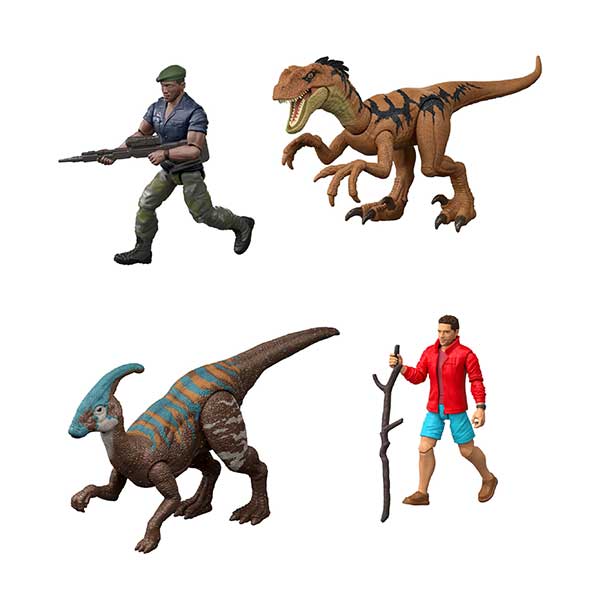 140399_1 FIG DINO REBIRTH C/PERSONAJE JGB82 JURASSIC WORLD - Imagen 1