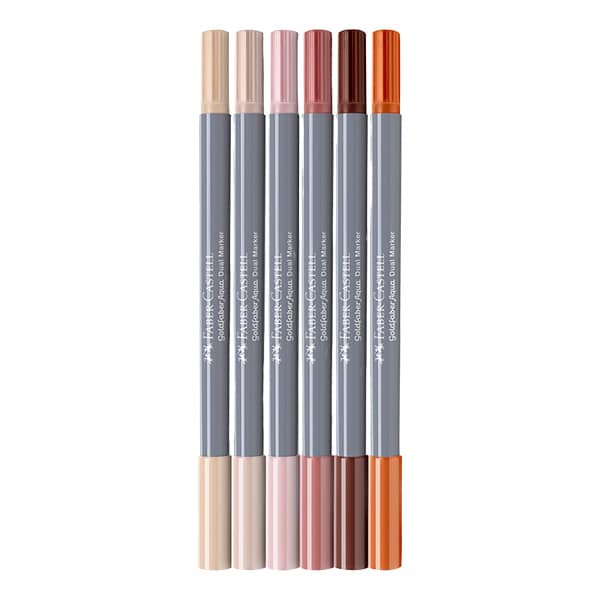 121549_1 MARCADOR PORTAIT 6UDS 645238 FABER CASTELL - Imagen 1