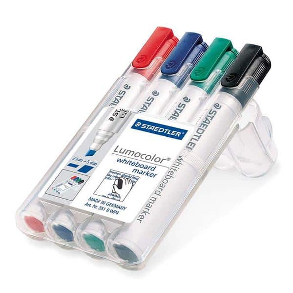 17486_1 STAEDTLER Caja marc. 351 B Lumocolor 4 pzas. - Imagen 1