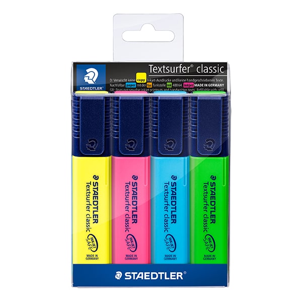 15236_1 STAEDTLER Est. marc. text. classic 4 pzas. - Imagen 1