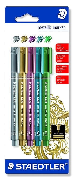 18069_1 STAEDTLER Marcadores métalicos 5 piezas en blister - Imagen 1