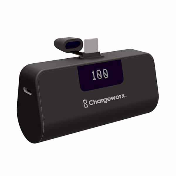 132754_1 POWER BANK 5000MAH CHA-CX6896BK CHARGEWORKS - Imagen 1