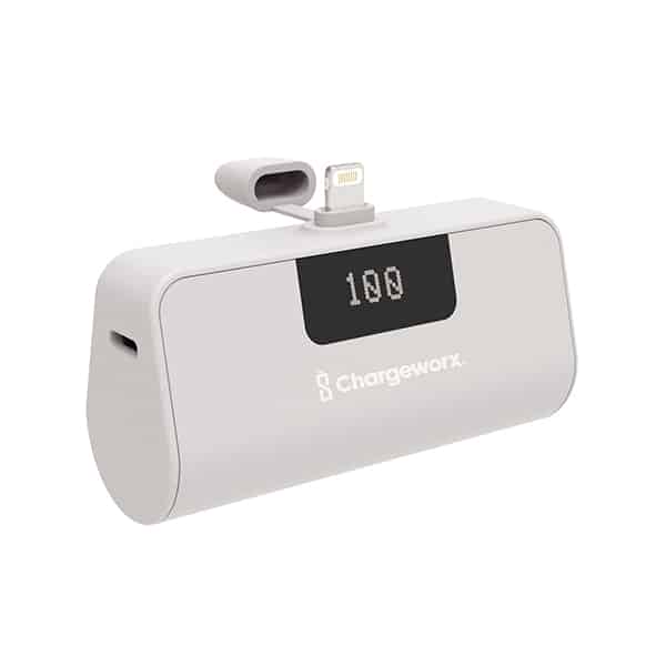 132756_1 POWER BANK 5000MAH CHA-CX6895WH CHARGEWORKS - Imagen 1