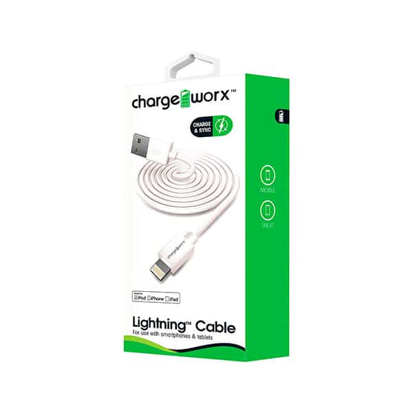57124_1 Cable Lightning CHA-CX4600WH Chargeworks - Imagen 1