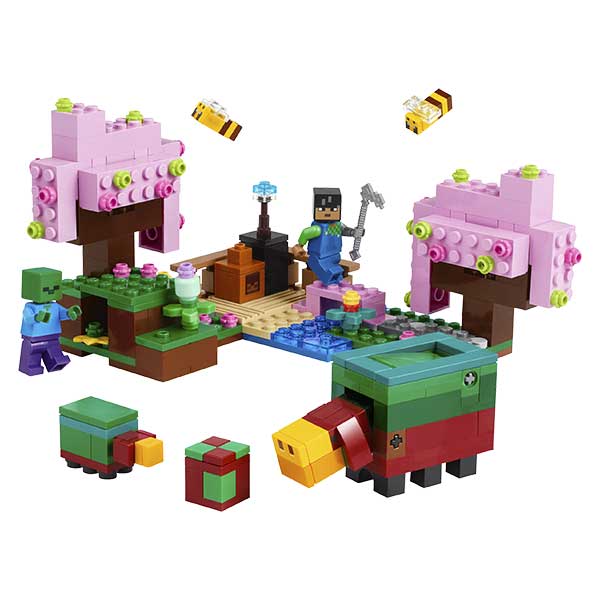 131822_1 JARDIN DE CEREZOS EN FLOR 21260 MINECRAFT - Imagen 1