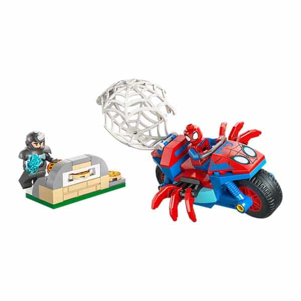 146205_1 SPIDEY EN SU MOTO VS RHINO 11206 MARVEL - Imagen 1