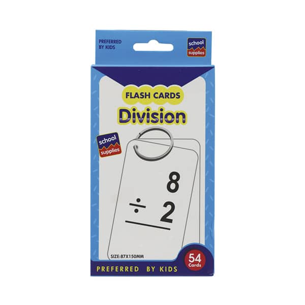 115895_1 FLASH CARDS 54U 8.8X15CM DIVISION FA489 - Imagen 1