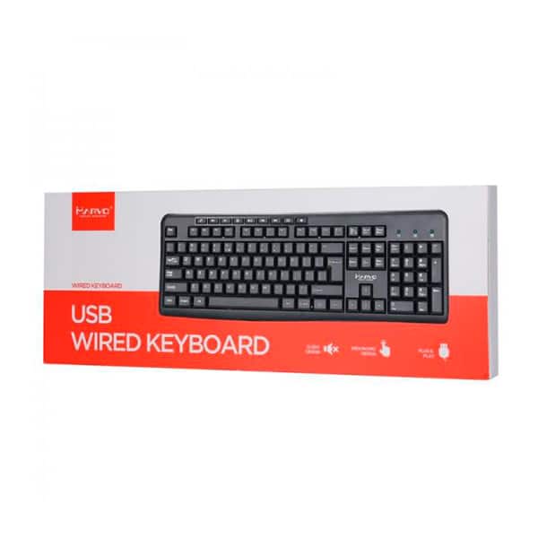 110484_1 TECLADO USB NEGRO DKB002 Marvo - Imagen 1