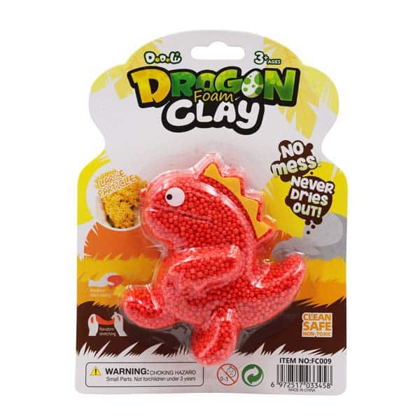 131594_1 FOAMY MOLDEABLE DINO SURT 7GR FC009 Dodolu - Imagen 1