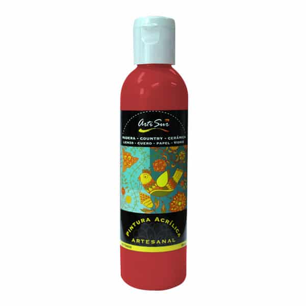 13026_1 Pintura artesanal rojo indio 120ml - Imagen 1