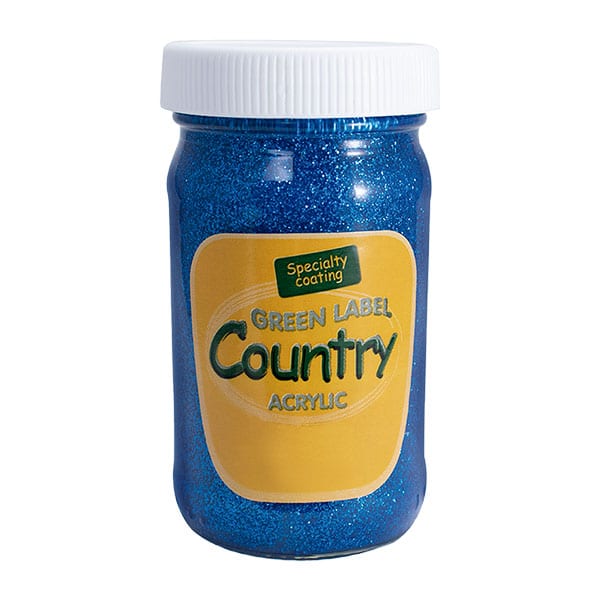 13146_1 ACRILICA ESCARCHADA AZUL 120 ML 323 COUNTRY - Imagen 1