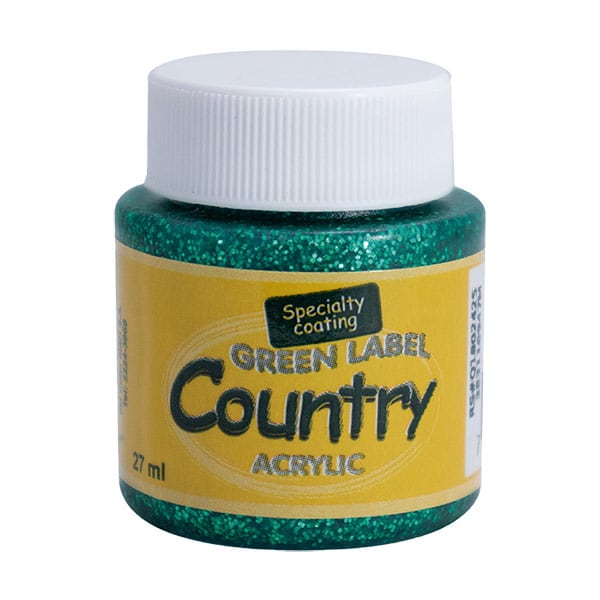 13252_1 Pintura acrílica escarchado verde 27ml 324 Country - Imagen 1