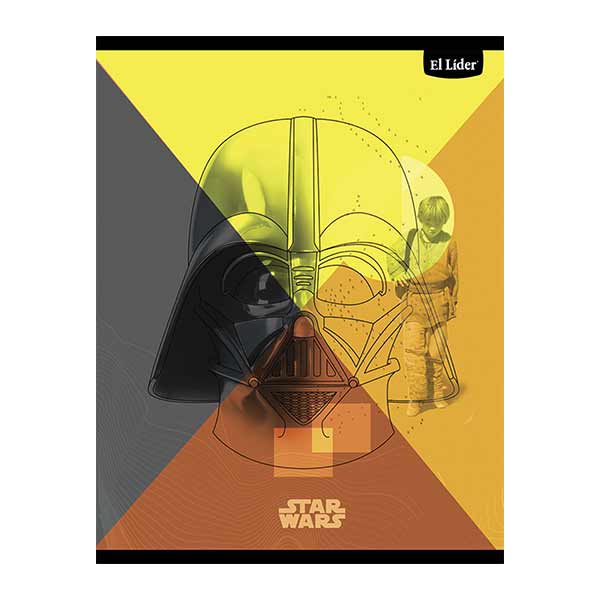 131703_1 CUADERNO RES GDE MANDALORIAN 150 HOJAS 58180 EL LIDER - Imagen 1