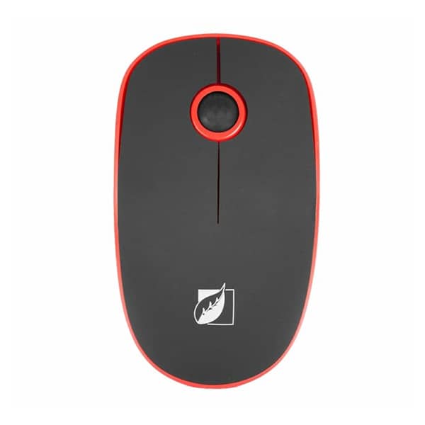 133505_1 MOUSE USB 18-8847RD Green Leaf - Imagen 1
