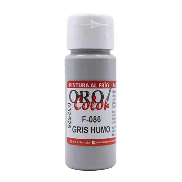 146790_1 PINTURA ACRILICA GRIS HUMO PINT-FRIO 60 ML F086-60 Oro color - Imagen 1