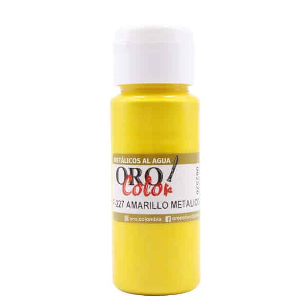 146816_1 Pintura acrílica amarillo metálico 60 ml - Imagen 1