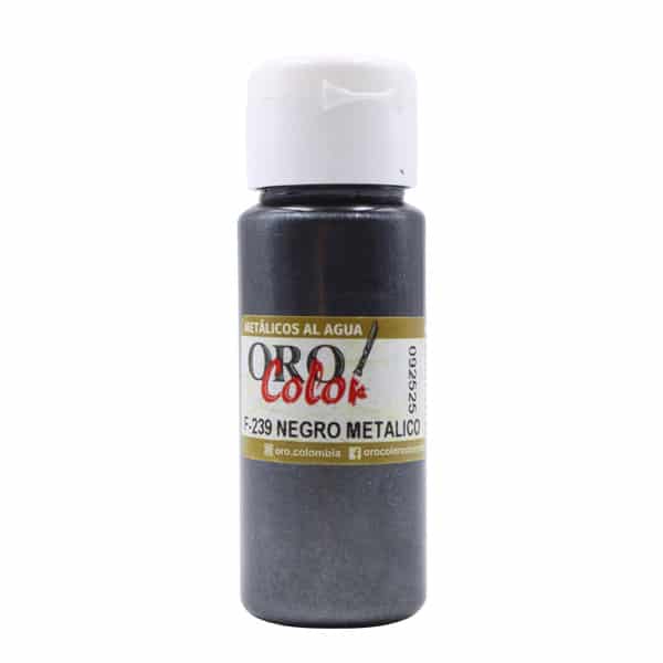 146822_1 PINTURA ACRILICA NEGRO METALICO 60 ML F239-60 Oro color - Imagen 1