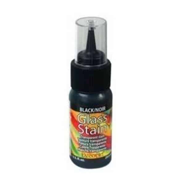 8968_1 GLASS STAIN NEGRO 1OZ GLS12 DECOART - Imagen 1