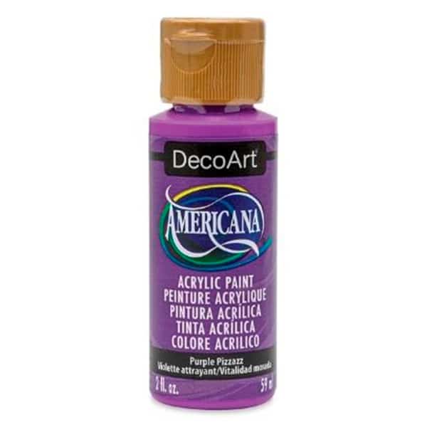 13373_1 PINTURA AMERICANA 2OZ MORADO PIZZAZZ DA302 DECOART - Imagen 1