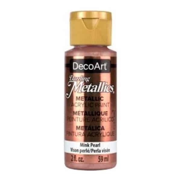 13378_1 Pintura metalica mink pearl 2 onzas DA307 Decoart. - Imagen 1