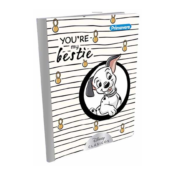 145390_1 CUADERNO COSIDO 50H RAYAS DISNEY 13488_B Personajes - Imagen 1