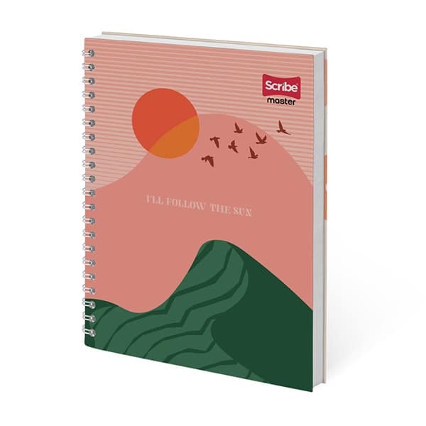 134341_1 CUADERNO DOBLE O 7MM 100H MASTER FEMENINO C30218258 SCRIBE - Imagen 1