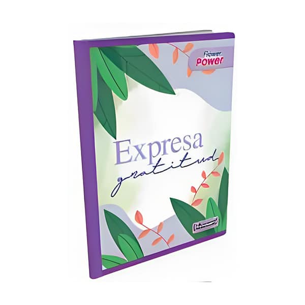 123807_1 CUADERNO COSIDO X50H RAYAS 13059_006_Q100 Flower Power - Imagen 1