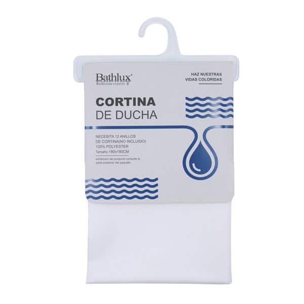 137114_1 CORTINA PARA BAÑO BLANCO 25UNI0981 - Imagen 1