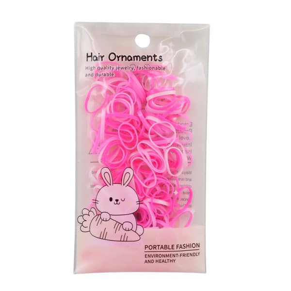 138094_1 Set 130 ligas rosa para cabello - Boga Accessories - Imagen 1