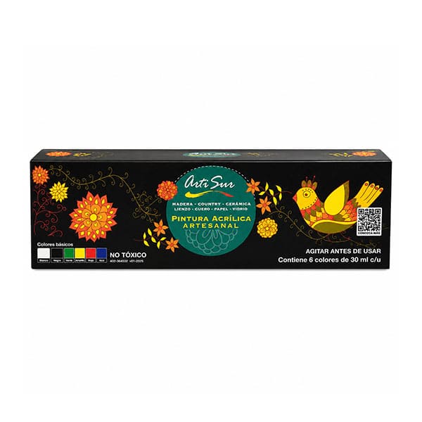 1031228_1 Kit de pinturas artesanal Arti Sur - Imagen 1